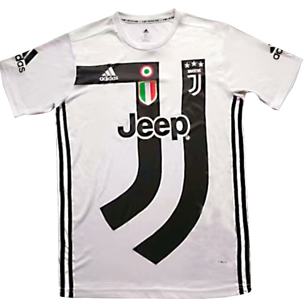 Camiseta Entrenamiento Juventus 2018-19 Blanco Negro